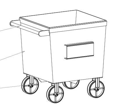 Gia công xe đẩy công nghiệp theo yêu cầu